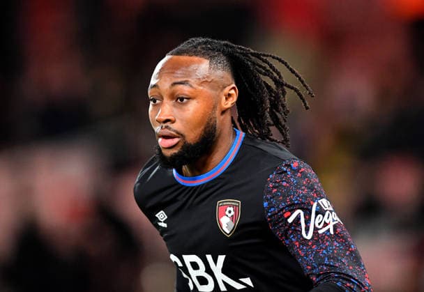 AFC Bournemouth v Tottenham Hotspur, Premier League, Football, Vitality Stadium, Bournemouth, Dorset, UK - 07 Jan 2026 Antoine Semenyo of AFC Bournemouth warms up. Bournemouth Vitality Stadium Dorset GBR, UK NEWSPAPERS OUT Copyright: xMarkxEnfieldx