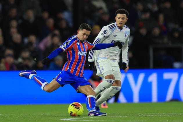 Crystal Palace v Aston Villa, Premier League Crystal Palace forward Jeremi Pino (10) during the Premier League match between Crystal Palace and Aston Villa at Selhurst Park, London, UK on 7 January 2026. London Selhurst Park Greater London UK Editorial use only DataCo restrictions apply See www.football-dataco.com , Copyright: xSimonxRoex PSI-23539-0016