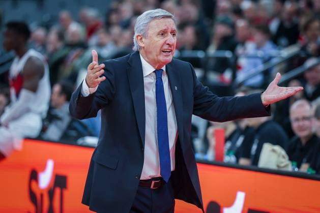 Disappointment, frustration, annoyance for head coach Svetislav Pesic FC Bayern Muenchen Basketball , FC Bayern Muenchen Basketball vs Kosner Baskonia Vitoria Gasteiz, Basketball, Men, Turkish Airlines EuroLeague, Regular season, Season 2025 2026, 07 01 2026 Muenchen Bayern Germany Copyright: xkolbert-press MartinxAgüerax