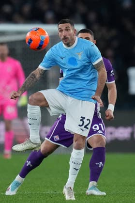 Lazio™s Danilo Cataldi during the Serie A EniLive soccer match between Lazio and Fiorentina at the Rome s Olympic stadium, Italy - Wednesday January 7, 2026 - Soccer ( Photo by Alfredo Falcone LaPresse )  Copyright: xAlfredoxFalcone LaPressex