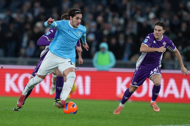 Lazio™s Matteo Cancellieri during the Serie A EniLive soccer match between Lazio and Fiorentina at the Rome s Olympic stadium, Italy - Wednesday January 7, 2026 - Soccer ( Photo by Alfredo Falcone LaPresse )  Copyright: xAlfredoxFalcone LaPressex