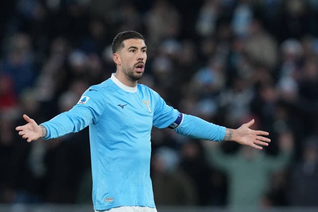 Lazio™s Mattia Zaccagni during the Serie A EniLive soccer match between Lazio and Fiorentina at the Rome s Olympic stadium, Italy - Wednesday January 7, 2026 - Soccer ( Photo by Alfredo Falcone LaPresse )  Copyright: xAlfredoxFalcone LaPressex