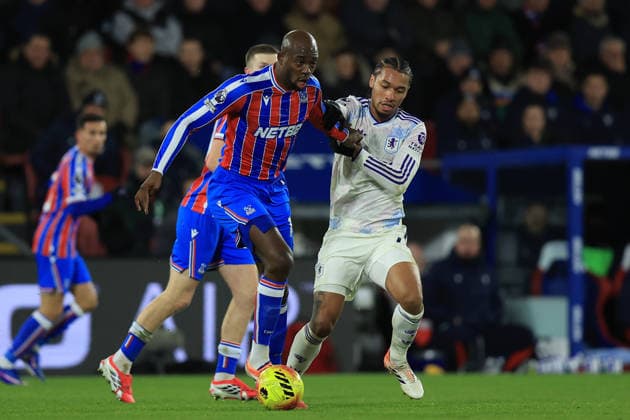 Crystal Palace v Aston Villa, Premier League Crystal Palace forward Jean-Phillipe Mateta (14) attacks during the Premier League match between Crystal Palace and Aston Villa at Selhurst Park, London, UK on 7 January 2026. London Selhurst Park Greater London UK Editorial use only DataCo restrictions apply See www.football-dataco.com , Copyright: xSimonxRoex PSI-23539-0027