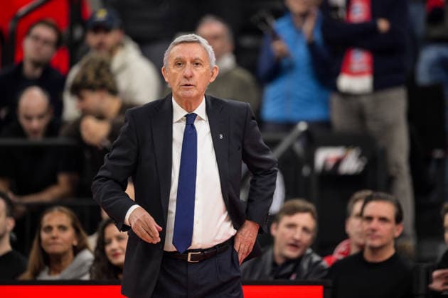 Basketball, Euroleague, 20260107, FC Bayern Munich Kosner Baskonia Vitoria Gasteiz In the picture Head Coach of Bayern Svetislav PESIC Munich SAP Garden Bayern Germany Copyright: Passion2Press.dex xMarkusxFischex