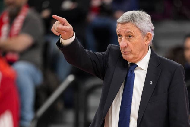 Basketball, Euroleague, 20260107, FC Bayern Munich Kosner Baskonia Vitoria Gasteiz In the picture Head Coach of Bayern Svetislav PESIC Munich SAP Garden Bayern Germany Copyright: Passion2Press.dex xMarkusxFischex