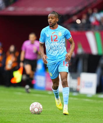 Joris Kayembe Ditu (Congo DR) controls the ball during the Africa Cup Of Nations match between Algeria and DR Congo at Moulay El Hassan Stadium on January 6, 2026 in Rabat, Morocco. (Photo by Thor Wegner DeFodi Images) - *** Joris Kayembe Ditu Congo DR controls the ball during the Africa Cup Of Nations match between Algeria and DR Congo at Moulay El Hassan Stadium on January 6, 2026 in Rabat, Morocco Photo by Thor Wegner DeFodi Images