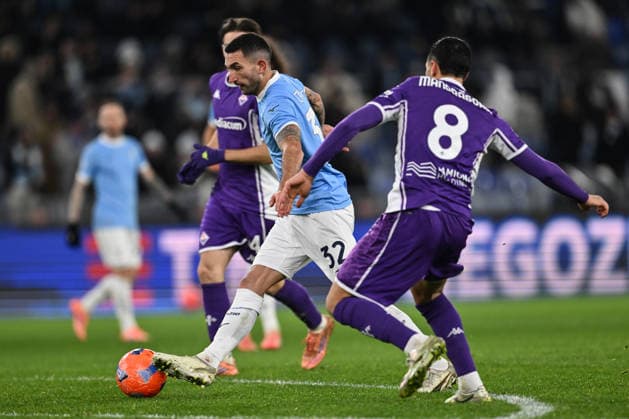 Dc Roma 07 01 2026 - campionato di calcio serie A Lazio-Fiorentina foto Domenico Cippitelli Image nella foto: gol Danilo Cataldi 
