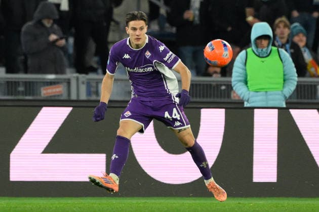 Fiorentina s Nicolo Fagioli during the Italian Football Championship League A 2025 2026 match between SS Lazio vs ACF Fiorentina at the Olimpic Stadium in Rome on 07 January 2026.  Copyright: xFabrizioxCorradetti IPAxSportx xipa-agency.netx xx IPA_69795850 IPA_Agency_IPA69795850
