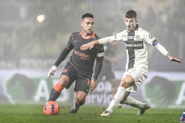 Lautaro Martinez of FC Inter in action during the Italian Serie A football match between Parma Calcio 1913 and Inter FC Internazionale on January 7th 2026 at Ennio Tardini stadium in Parma, Italy  Copyright: xTizianoxBallabio IPAxSportx xipa-agency.netx xx IPA_69796130 IPA_Agency_IPA69796130