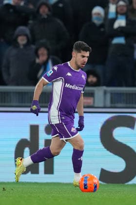 Fiorentina™s Manor Solomon during the Serie A EniLive soccer match between Lazio and Fiorentina at the Rome s Olympic stadium, Italy - Wednesday January 7, 2026 - Soccer ( Photo by Alfredo Falcone LaPresse )  Copyright: xAlfredoxFalcone LaPressex