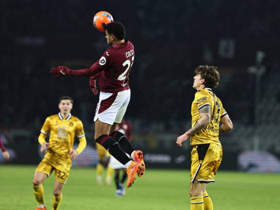 CALCIO - Serie A - Torino FC vs Udinese Calcio Saul Coco particPhoto by IPA ABACAPRESS.COMtes at the Serie A 2025-2026 match between Torino v Udinese in Torino, on Wednesday January 7, 2026. Turin Italy  Copyright: xIPAxSport ABACAx