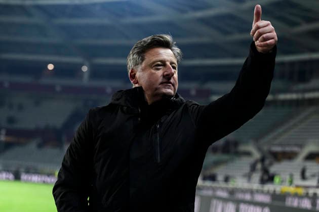 Torino FC v Udinese Calcio - Serie A Kosta Runjaic, head coach of Udinese Calcio, gestures at the end of the Serie A football match between Torino FC and Udinese Calcio. Turin Italy Copyright: xNicolòxCampox