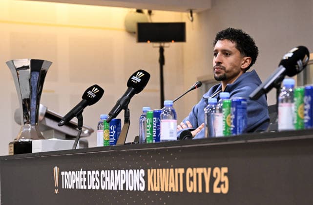 Trophee des Champions - Training session 07 01 2026 05 MARQUINHOS (psg) during the training session at Jaber Al-Ahmad International Stadium on January 7, 2026 in Kuwait City, Kuwait. Kuwait City KoweÃ¯t  Copyright: xFEPx 776439919