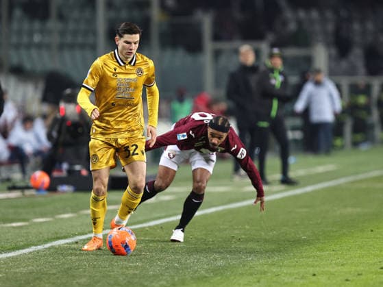 CALCIO - Serie A - Torino FC vs Udinese Calcio Jurgen Ekkelenkamp particPhoto by IPA ABACAPRESS.COMtes at the Serie A 2025-2026 match between Torino v Udinese in Torino, on Wednesday January 7, 2026. Turin Italy  Copyright: xIPAxSport ABACAx