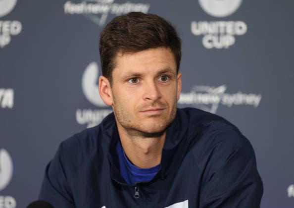 January 8, 2026, Sydney, New South Wales, Australia: HUBERT HURKACZ of Poland after the match against T. Griekspoor of Netherlands in the single competition group F during the United Cup at Ken Rosewall Arena, Sydney, Australia. Sydney Australia - ZUMAc278 20260108_zsp_c278_013 Copyright: xMarcinxCholewinskix
