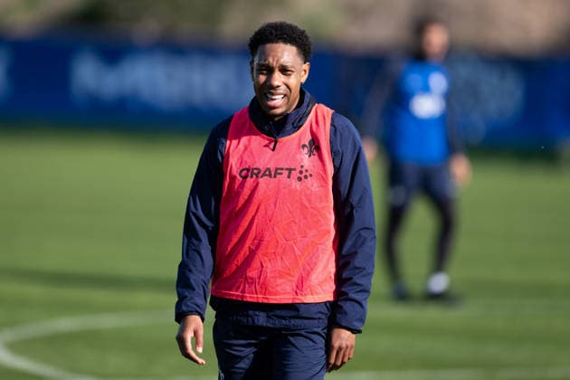 JeanPaul Boetius SV Darmstadt 1898, 10 laughing during training, ESP, SV Darmstadt 98, football, 2 Bundesliga, training camp in El Saler, 5 day, 08 01 2026 ESP, SV Darmstadt 98, football, 2 Bundesliga, training camp in El Saler, 5 day El Saler Copyright: xEibner-Pressefoto FlorianxWiegandx EP_FWD