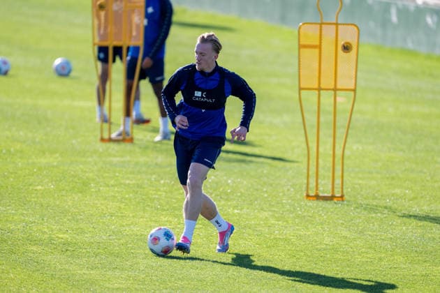 Isac Lidberg SV Darmstadt 1898, 07 on the ball, ESP, SV Darmstadt 98, football, 2 Bundesliga, training camp in El Saler, 5 day, 08 01 2026 ESP, SV Darmstadt 98, football, 2 Bundesliga, training camp in El Saler, 5 day El Saler Copyright: xEibner-Pressefoto FlorianxWiegandx EP_FWD