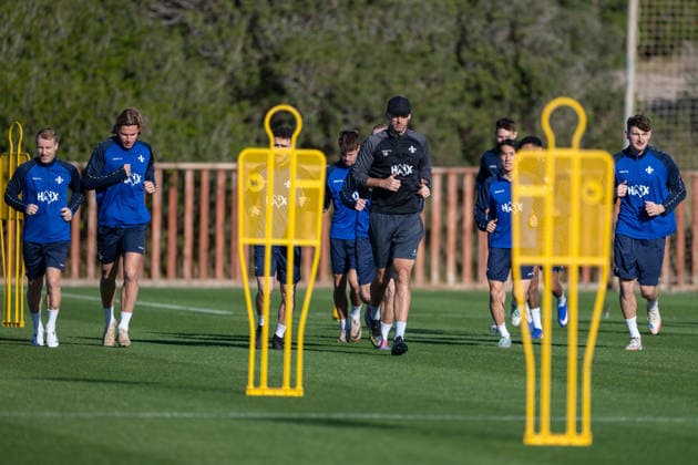 The players of Darmstadt at training, ESP, SV Darmstadt 98, Football, 2 Bundesliga, Training camp in El Saler, 5 day, 08 01 2026 ESP, SV Darmstadt 98, Football, 2 Bundesliga, Training camp in El Saler, 5 day El Saler Copyright: xEibner-Pressefoto FlorianxWiegandx EP_FWD