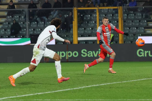 Cremonese s Jamie Vardy during the Serie A soccer match between Cremonese and Cagliari at the Giovanni Zini Stadium in Cremona Italy, 8 january 2026. - Soccer .  Copyright: xAlbertoxMariani LaPressex