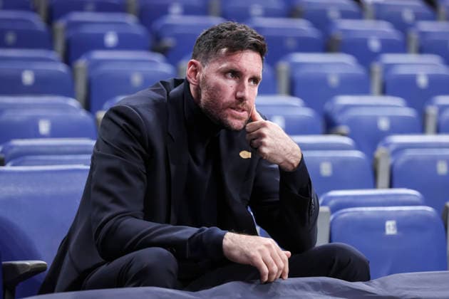 January 8, 2026, Madrid, Madrid, Spain: Rudy Fernandez former player of Real Madrid looks on during the EuroLeague Regular Season Round 21 match between Real Madrid and Maccabi Tel Aviv at Movistar Arena on January 08 2026, in Madrid, Spain. Madrid Spain - ZUMAa181 20260108_zaa_a181_055 Copyright: xIrinaxR.xHipolitox