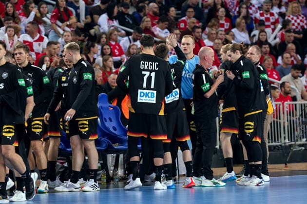 ZAGREB, CROATIA - JANUARY 8, 2026: Friendly match between Croatia and Germany, preparation for EURO 2026. German bench. 
