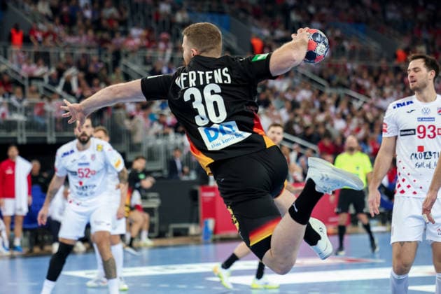Handball, international match, Croatia - Germany