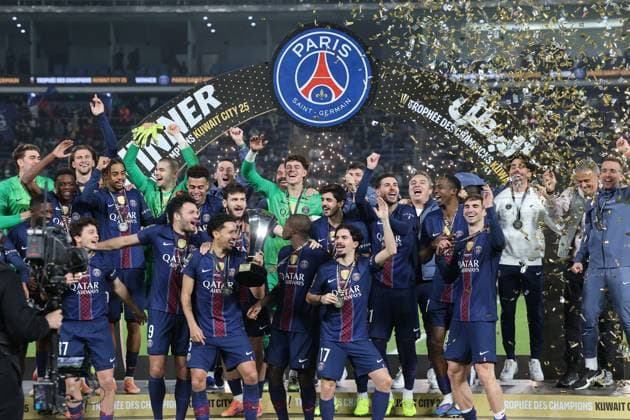 OM-PSG au Koweit PHOTOPQR LA PROVENCE PHILIPPE LAURENSON ; KowevØt ; 08 01 2026 ; Trophv e des champions : l‚ÄôOlympique de Marseille (OM) affronte le Paris Saint-Germain (PSG) au Jaber Al-Ahmad International Stadium de KowevØt City (KowevØt) KowevØt KowevØt France  Copyright: xPHOTOPQR LAxPROVENCE MAXPPPxPHILIPPExLAURENSONx 20260108PVL8430 20260108PVL8430