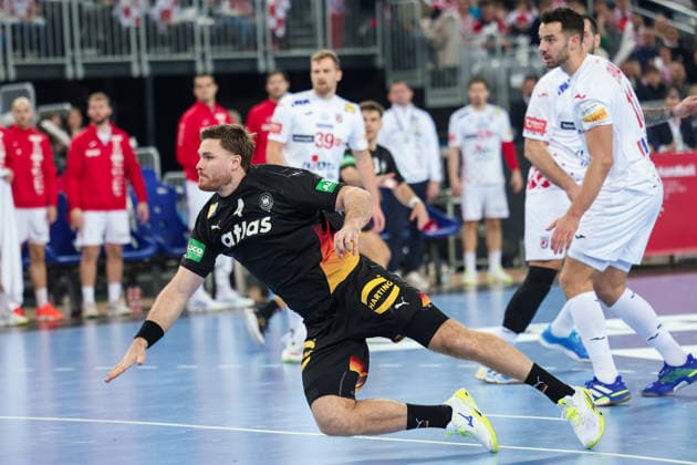 ZAGREB, CROATIA - JANUARY 8, 2026: Friendly match between Croatia and Germany, preparation for EURO 2026. GOLLA Johannes (4) 