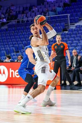 8th January 2026; Movistar Arena; Madrid, Spain; Turkish Airlines Euroleague Basketball; Spain, Real Madrid vs Maccabi Rapyd Tel Aviv; Alberto Abalde (Real Madrid) Euroleague Basketball Real Madrid v Maccabi Rapyd Tel Aviv 900 Cordon Press  900 CordonxPress LOF - Euroleague Basketball Real Madrid v Maccabi Rapyd Tel Aviv