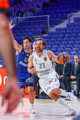 8th January 2026; Movistar Arena; Madrid, Spain; Turkish Airlines Euroleague Basketball; Spain, Real Madrid vs Maccabi Rapyd Tel Aviv; Sergio Llull (Real Madrid) Euroleague Basketball Real Madrid v Maccabi Rapyd Tel Aviv 900 Cordon Press  900 CordonxPress LOF - Euroleague Basketball Real Madrid v Maccabi Rapyd Tel Aviv