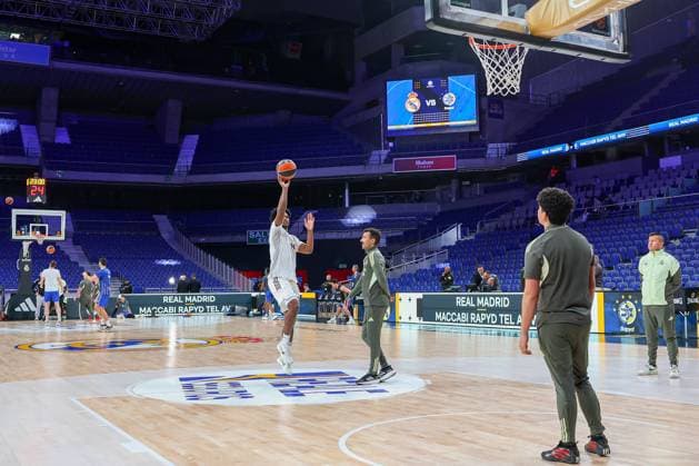 8th January 2026; Movistar Arena; Madrid, Spain; Turkish Airlines Euroleague Basketball; Spain, Real Madrid vs Maccabi Rapyd Tel Aviv; Andres Feliz (Real Madrid) Euroleague Basketball Real Madrid v Maccabi Rapyd Tel Aviv 900 Cordon Press  900 CordonxPress LOF - Euroleague Basketball Real Madrid v Maccabi Rapyd Tel Aviv