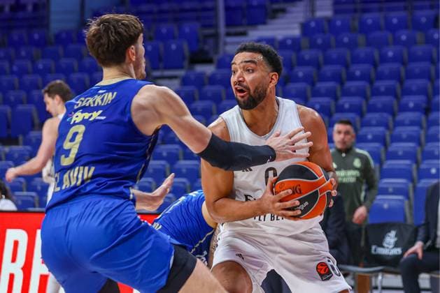 8th January 2026; Movistar Arena; Madrid, Spain; Turkish Airlines Euroleague Basketball; Spain, Real Madrid vs Maccabi Rapyd Tel Aviv; Trey Lyles (Real Madrid) Euroleague Basketball Real Madrid v Maccabi Rapyd Tel Aviv 900 Cordon Press  900 CordonxPress LOF - Euroleague Basketball Real Madrid v Maccabi Rapyd Tel Aviv