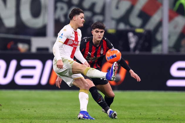 Ac Milan - Genoa CFC Vitinha Carvalho Olivera of Genoa Cfc in action during the Serie A match beetween Ac Milan and Genoa CFC at Stadio Giuseppe Meazza on January 8 2026 in Milano, Italy . Milano Stadio Giuseppe Meazza Italy Copyright: xMarcoxCanonierox