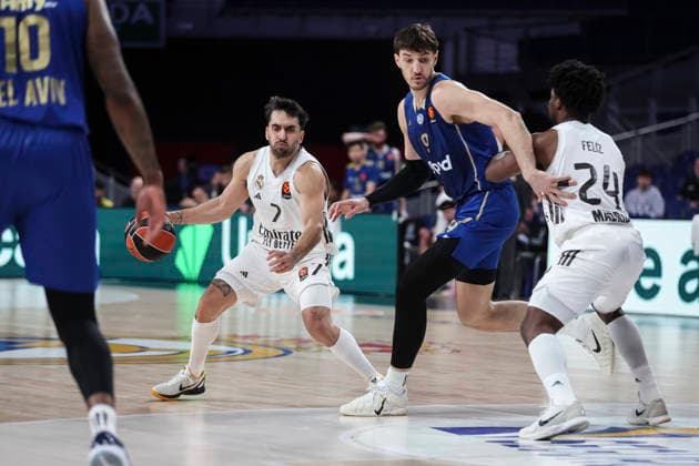 January 8, 2026, Madrid, Madrid, Spain: Facu Campazzo of Real Madrid in action during the EuroLeague Regular Season Round 21 match between Real Madrid and Maccabi Tel Aviv at Movistar Arena on January 08 2026, in Madrid, Spain. Madrid Spain - ZUMAa181 20260108_zaa_a181_074 Copyright: xIrinaxR.xHipolitox