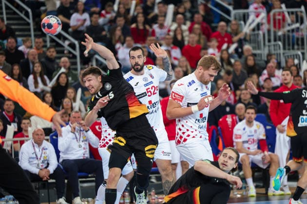 ZAGREB, CROATIA - JANUARY 8, 2026: Friendly match between Croatia and Germany, preparation for EURO 2026. 