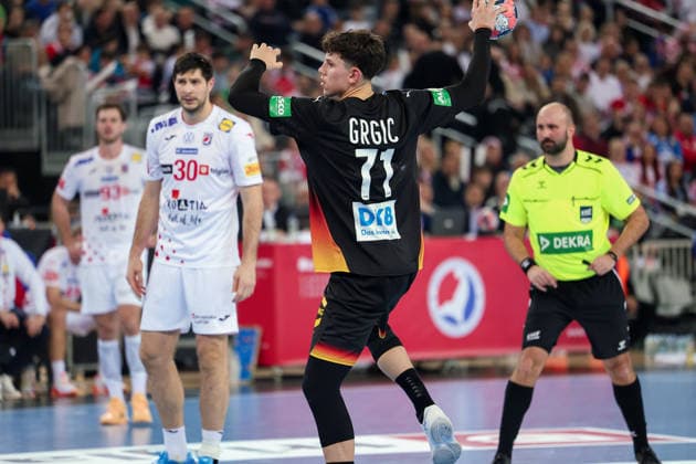 ZAGREB, CROATIA - JANUARY 8, 2026: Friendly match between Croatia and Germany, preparation for EURO 2026. GRGIC Marko (71) 