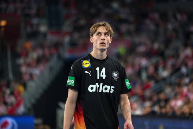 ZAGREB, CROATIA - JANUARY 8, 2026: Friendly match between Croatia and Germany, preparation for EURO 2026. HASELER Mathis (14) 