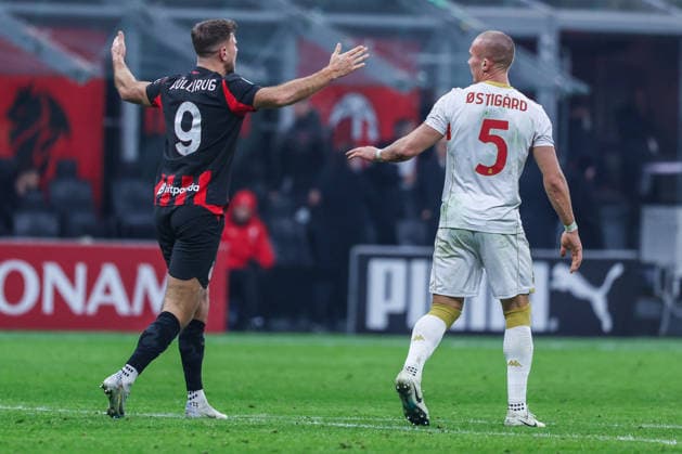 CALCIO - Serie A - AC Milan vs Genoa CFC Niclas Fullkrug of AC Milan reacts during Serie A 2025 26 football match between AC Milan and Genoa CFC at San Siro Stadium in Milan Milan Italy  Copyright: xIPAxSport ABACAx