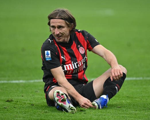 (260109) -- MILAN, Jan. 9, 2026 -- AC Milan s Luka Modric reacts during a Serie A football match between AC Milan and Genoa in Milan, Italy, Jan.8, 2026. (Photo by Xinhua) (SP)ITALY-MILAN-FOOTBALL-SERIE A- AC MILAN VS GENOA AlbertoxLingria 