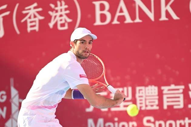 Hong Kong Tennis Open(ATP250) - Day 6 Nuno Borges, a Portuguese tennis player, during a match at the Hong Kong Tennis Open(ATP250) on January 9, 2026 in Hong Kong. (Photo by Kobe Li Nexpher Images) Hong Kong