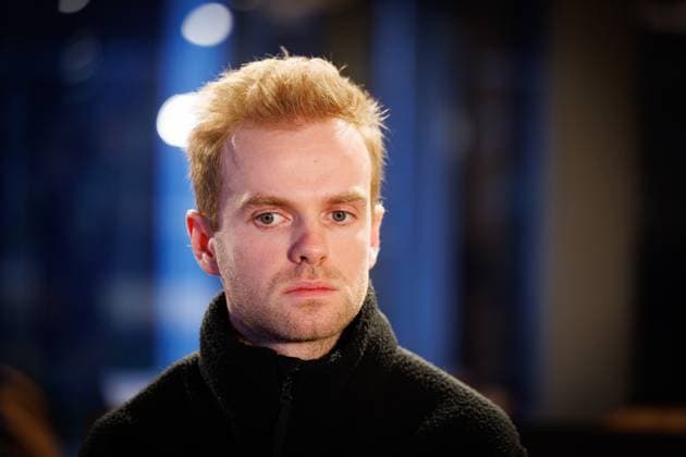 Cyclist Eli Iserbyt pictured during a press conference, PK, Pressekonferenz to announce his retirement, Friday 09 January 2026 in Waregem. Belgian cyclist Iserbyt, 28-years-old, has decided to give up his cyclo-cross career due to a nagging leg injury that he has been unable to resolve. KURTxDESPLENTER  x154692532x