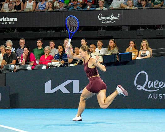Brisbane International Day Six Queensland Tennis Centre Tennyson Brisbane Queensland 09 January 2026 Brisbane Tennyson Queensland Australia Copyright: xMichaelxGlassx Bris Int - Andreeva v Kostyuk-7