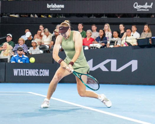 Brisbane International Day Six Queensland Tennis Centre Tennyson Brisbane Queensland 09 January 2026 Brisbane Tennyson Queensland Australia Copyright: xMichaelxGlassx Bris Int - Andreeva v Kostyuk-18