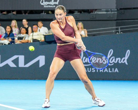 Brisbane International Day Six Queensland Tennis Centre Tennyson Brisbane Queensland 09 January 2026 Brisbane Tennyson Queensland Australia Copyright: xMichaelxGlassx Bris Int - Andreeva v Kostyuk-33