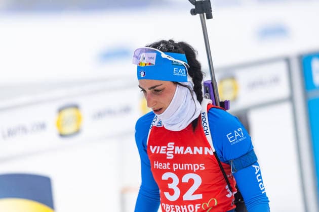 08.01.2026, GER, Biathlon, Saison 25 26, Frauen, BMW IBU World Cup Biathlon, Sprint Rebecca Passler (ITA) 98559 Oberhof LOTTO Thüringen ARENA am Renns Thüringen Deutschland *** 08 01 2026, GER, Biathlon, Season 25 26, Women, BMW IBU World Cup Biathlon, Sprint Rebecca Passler ITA 98559 Oberhof LOTTO Thüringen ARENA am Renns Thüringen Germany