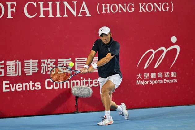 Hong Kong Tennis Open(ATP250) - Day 6 Juncheng Shang, a Chinese tennis player, during a match at the Hong Kong Tennis Open(ATP250) on January 9, 2026 in Hong Kong. (Photo by Kobe Li Nexpher Images) Hong Kong