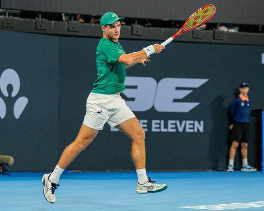 Brisbane International Day Six Queensland Tennis Centre Tennyson Brisbane Queensland 09 January 2026 Brisbane Tennyson Queensland Australia Copyright: xMichaelxGlassx Bris Int - Daniil MEDVEDEV v Kamil MAJCHRZAK-8