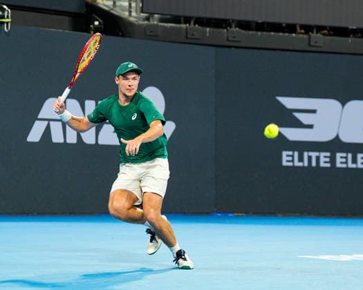 Brisbane International Day Six Queensland Tennis Centre Tennyson Brisbane Queensland 09 January 2026 Brisbane Tennyson Queensland Australia Copyright: xMichaelxGlassx Bris Int - Daniil MEDVEDEV v Kamil MAJCHRZAK-37