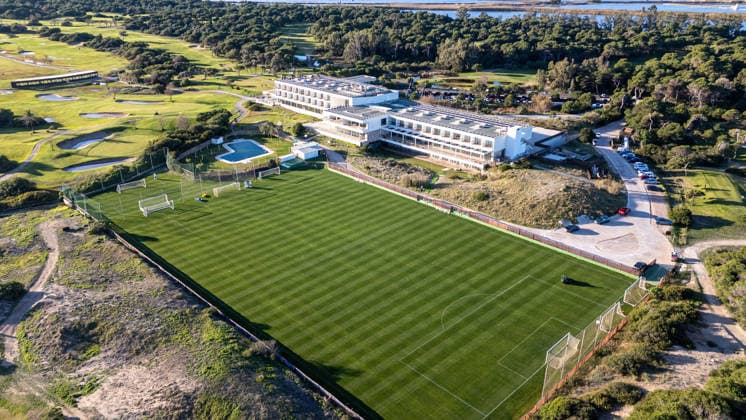 The ground where SV Darmstadt 98 are holding their training camp in Spain, Spain on 09 01 26 in Olivanova, Spain Copyright: xx