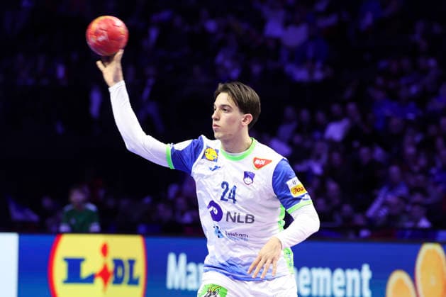HANDBALL : Islande Vs Slovenie - Tournoi de France - 09 01 2026 Andraz Makuc (Slovenie) ParisFrance  Copyright: xMichaelxBaucherx